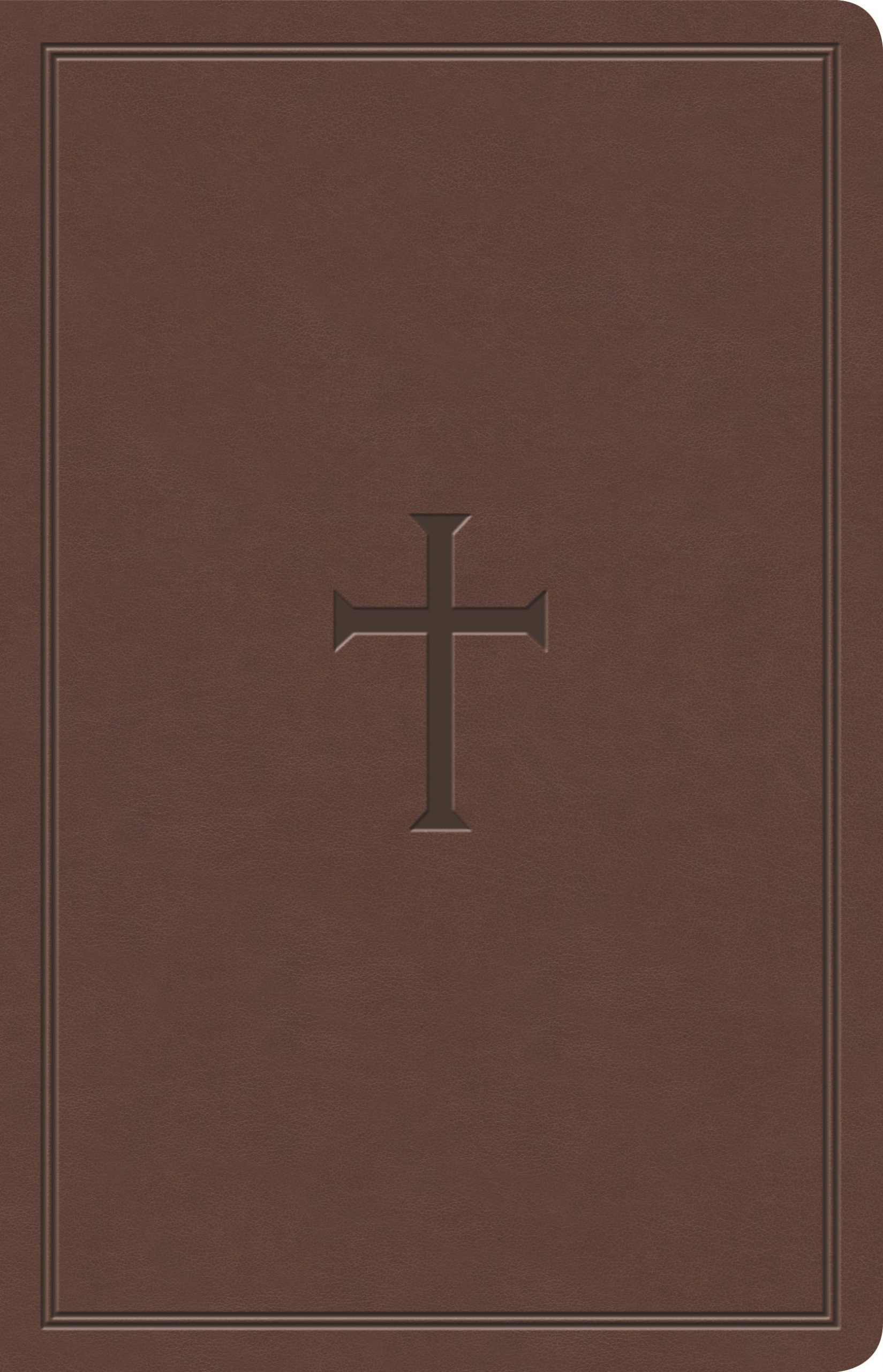 KJV Ultrathin Reference Bible, Brown LeatherTouch