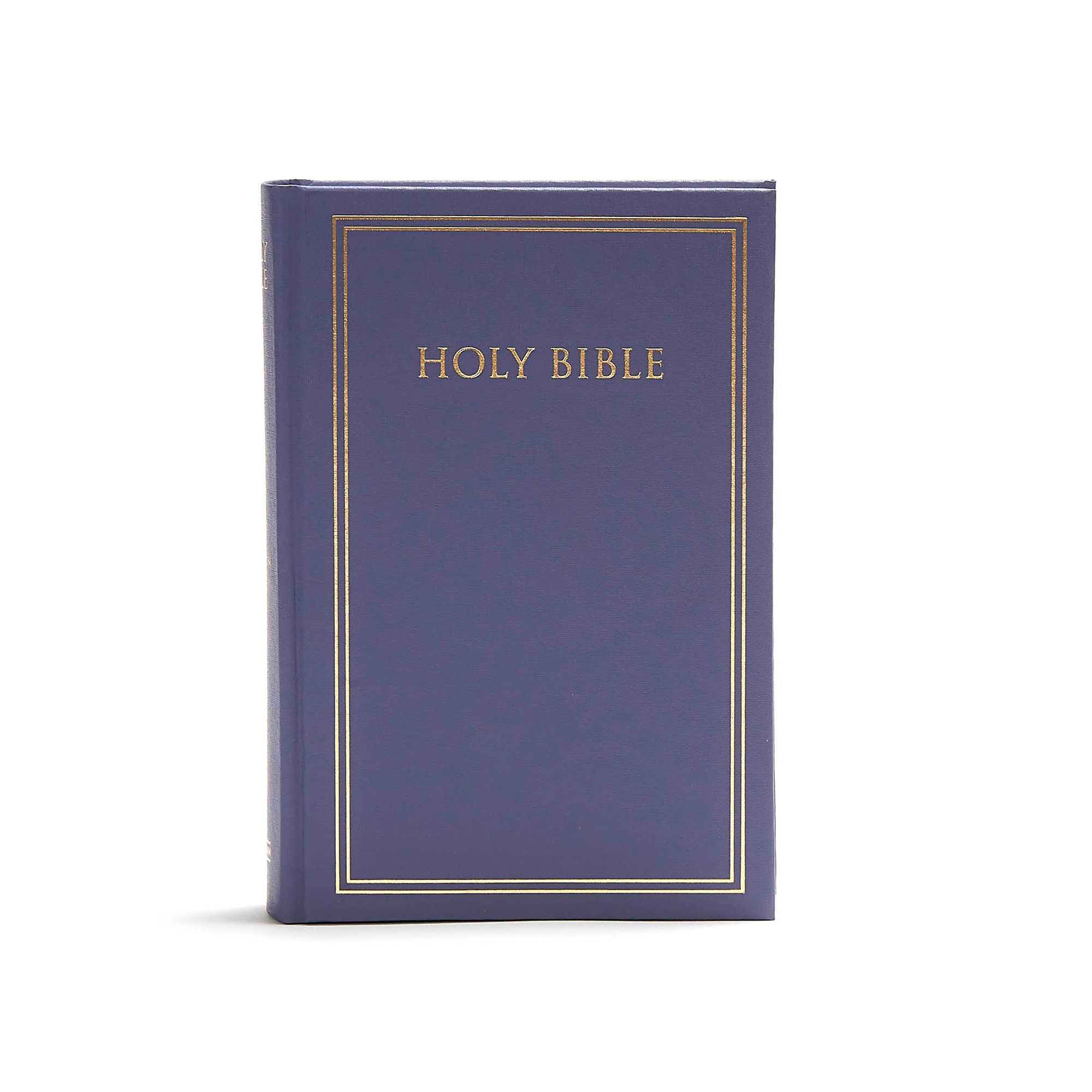KJV Pew Bible, Blue Hardcover