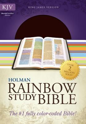 KJV Rainbow Study Bible, Brown Bonded Leather