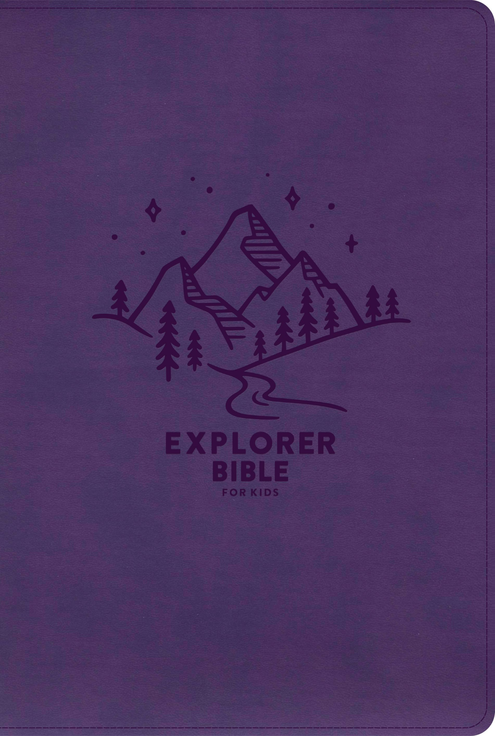 KJV Explorer Bible for Kids, Purple LeatherTouch